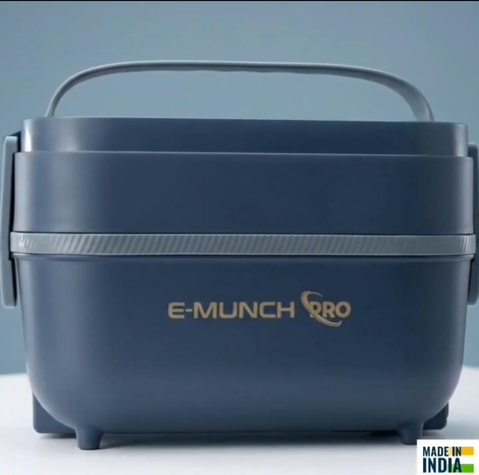 Emunch PRO electric tiffin box with 50W rapid heating technology India